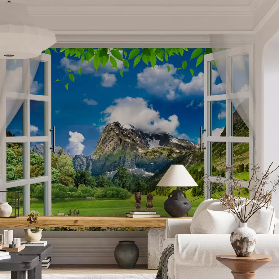 murales de pared Montañas y nubes u59843