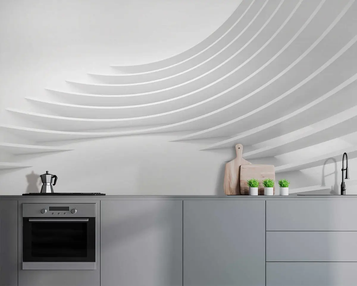 murales de pared rayas 3D u08390