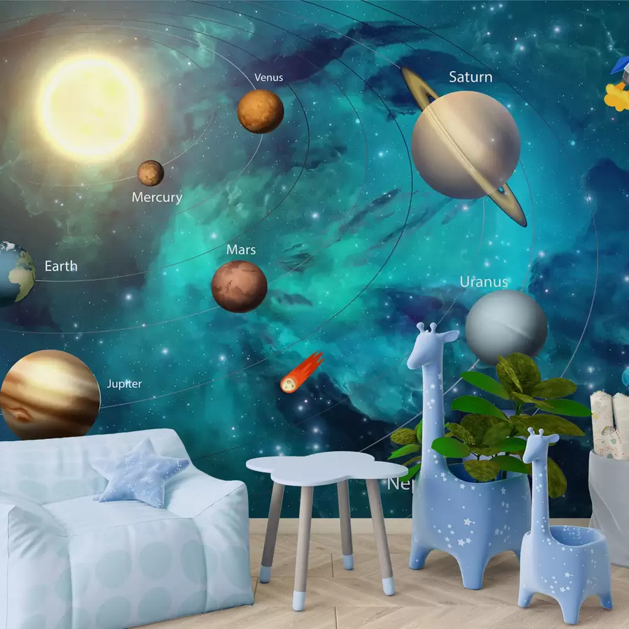 murales de pared Atmósfera, mundo y organismo u09074