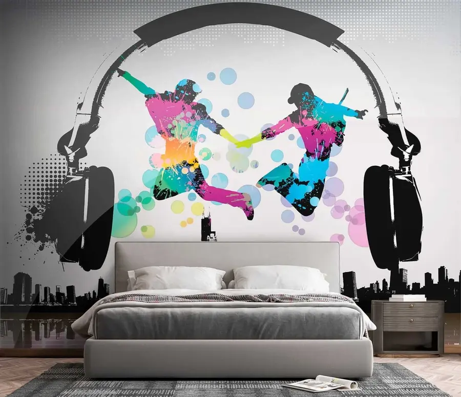 murales de pared En la ola del hip-hop u20051