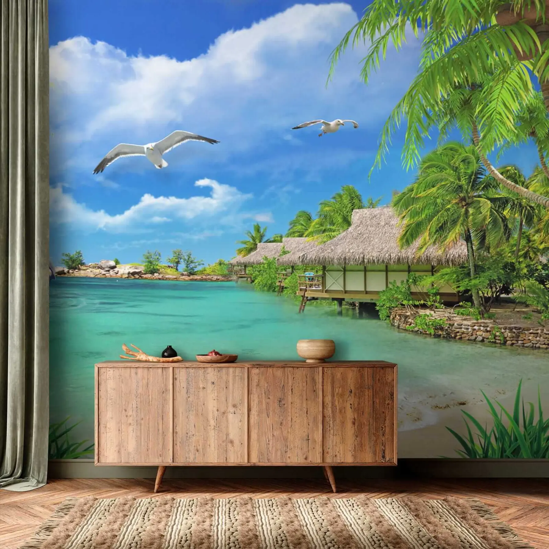 murales de pared Isla del Paraiso u26969