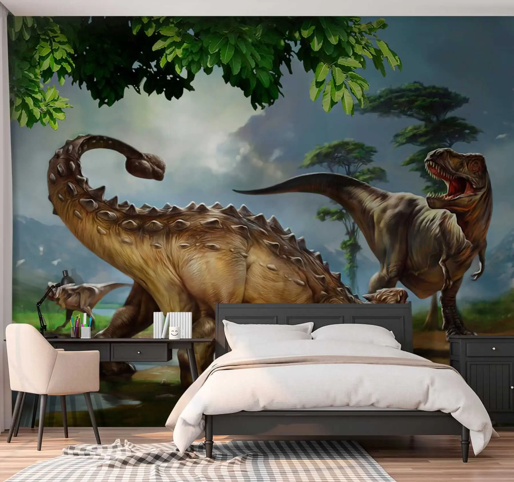 murales de pared Parque de dinosaurios u28674