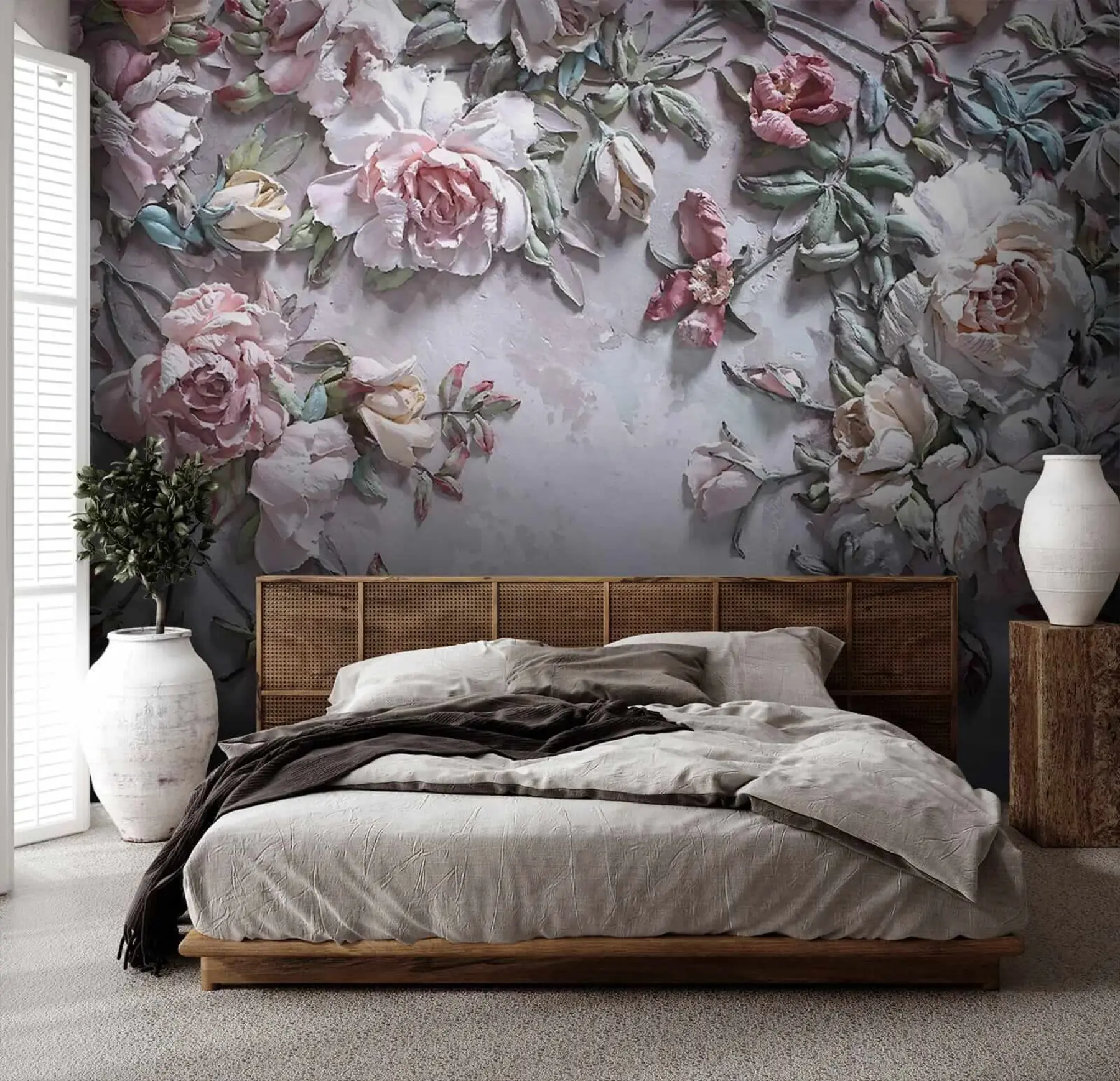 murales de pared Flor, planta y pétalo u31869