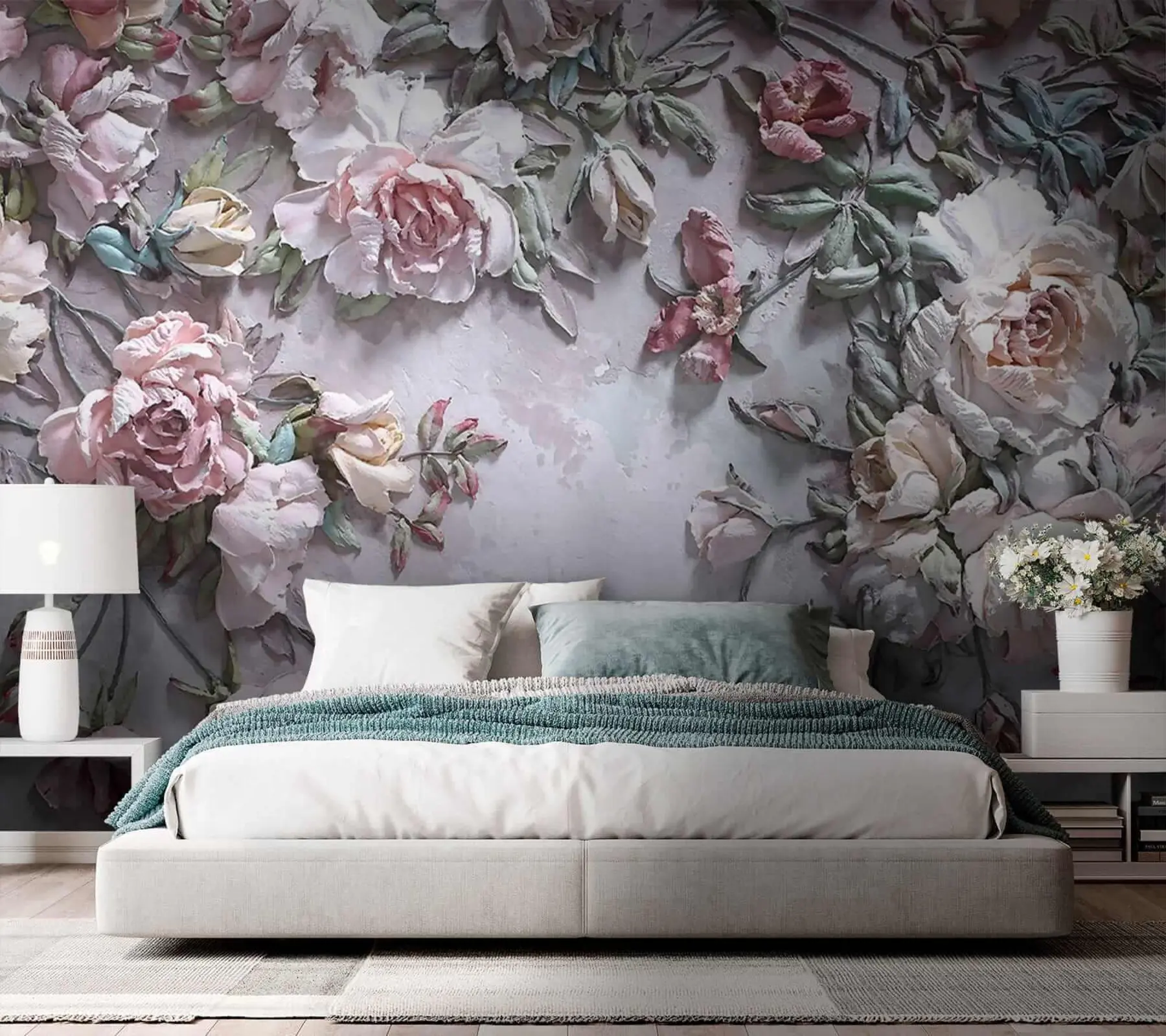 murales de pared Flor, planta y pétalo u31869