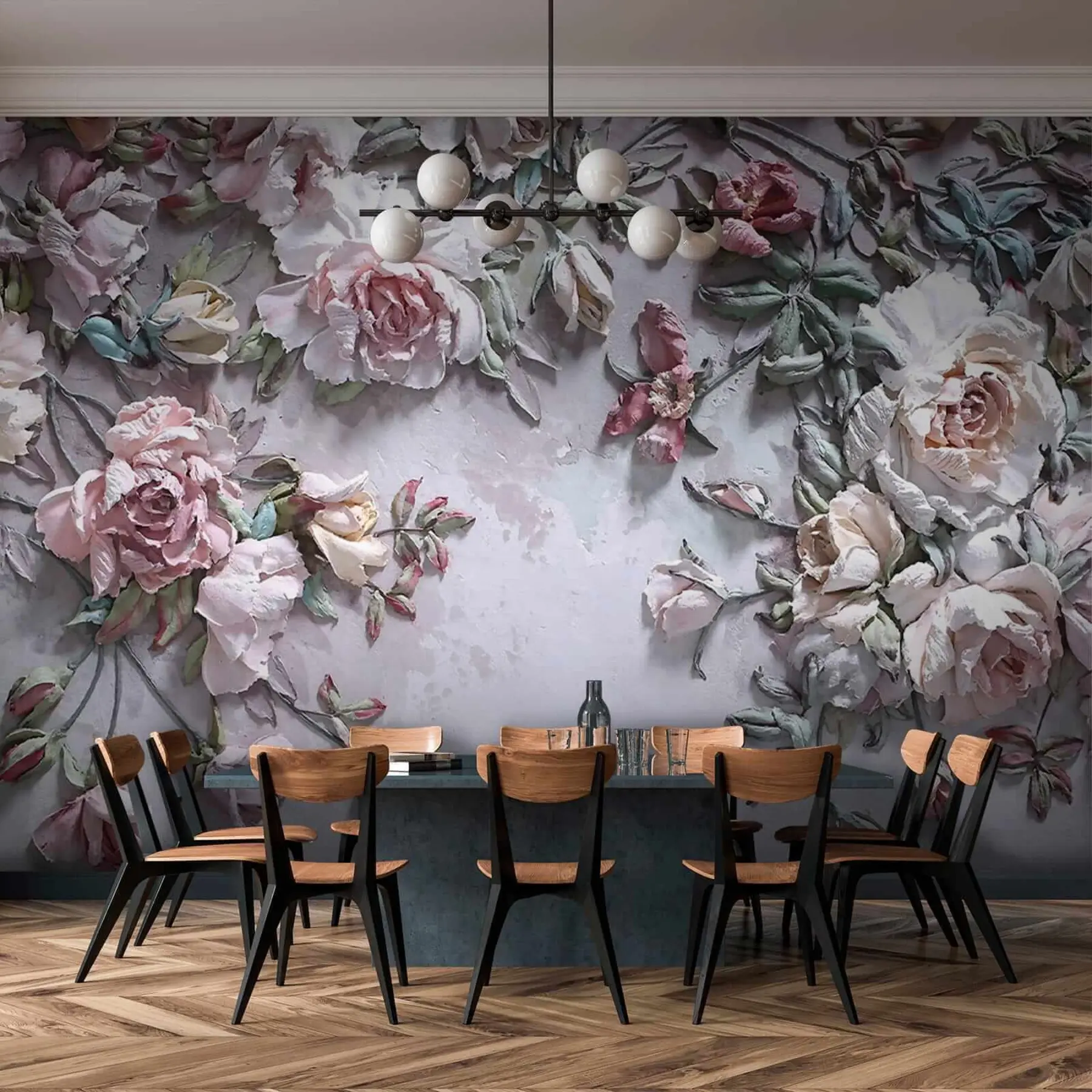 murales de pared Flor, planta y pétalo u31869