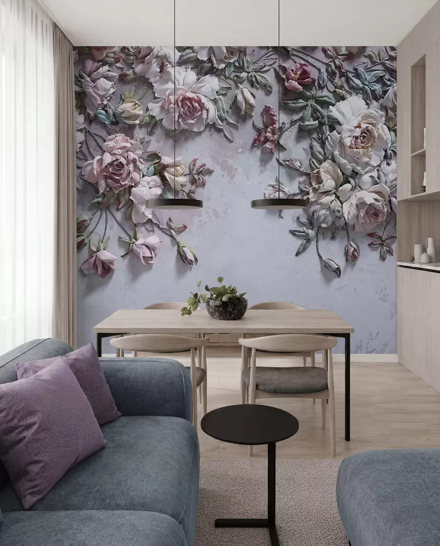 murales de pared Flor, planta y pétalo u31869