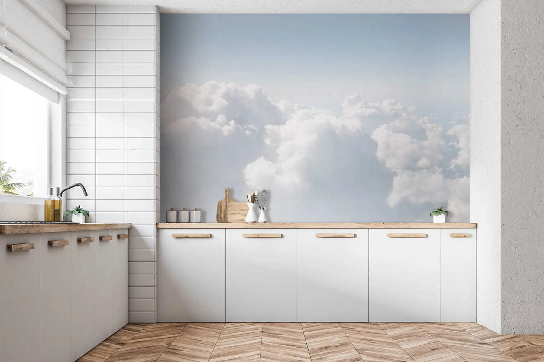 murales de pared Vuelo en las nubes u35954