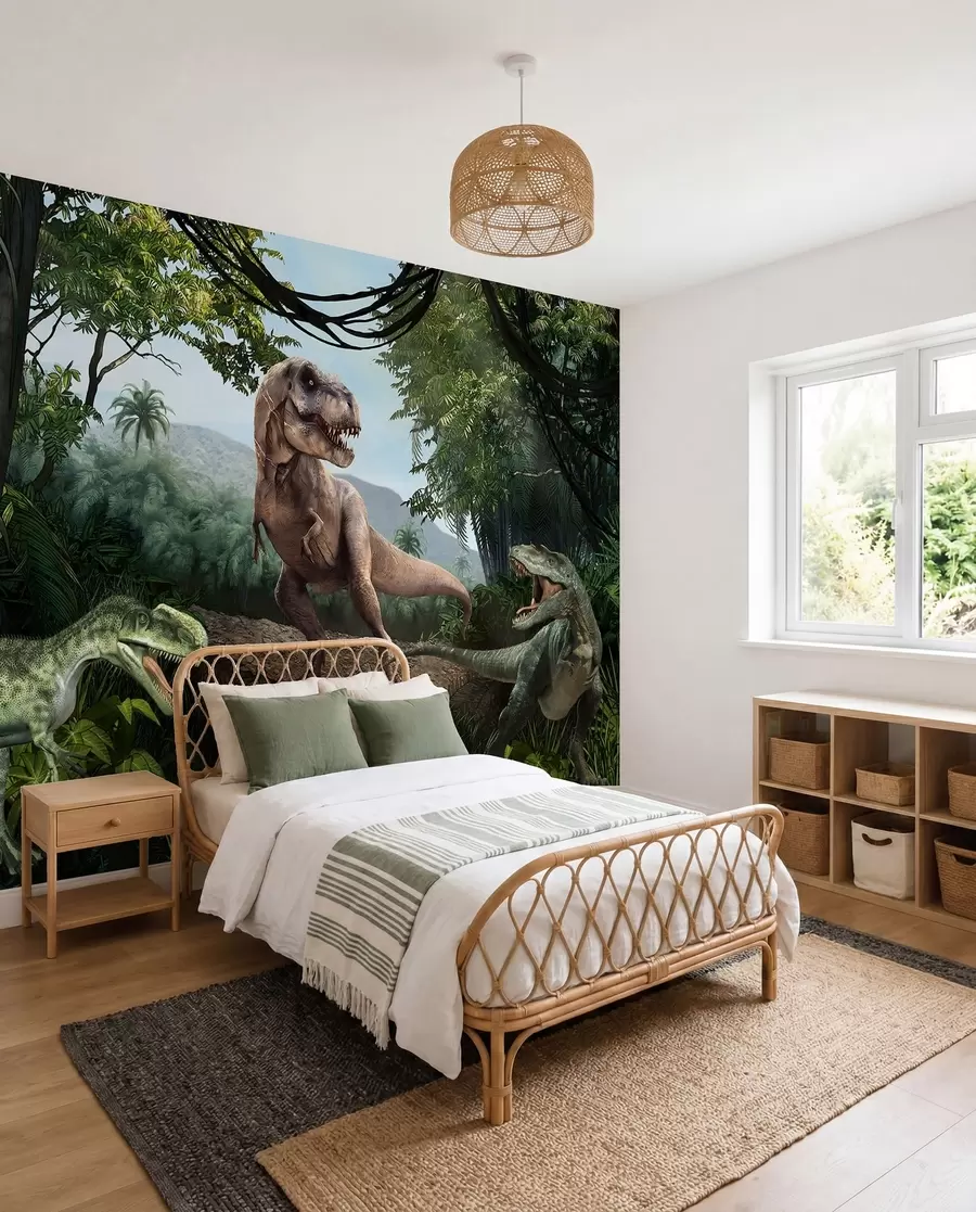 murales de pared Dinosaurios en la selva u36756