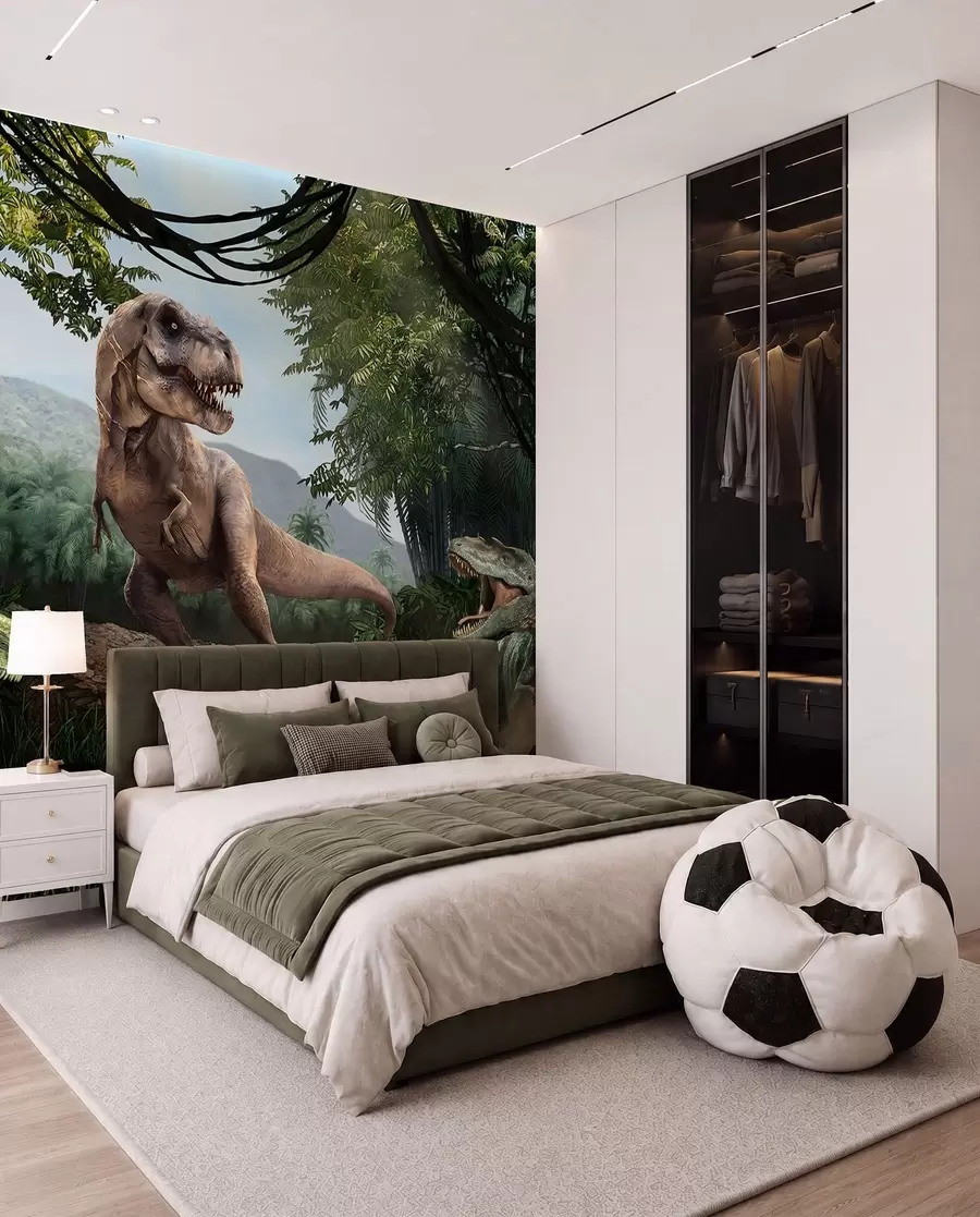 murales de pared Dinosaurios en la selva u36756