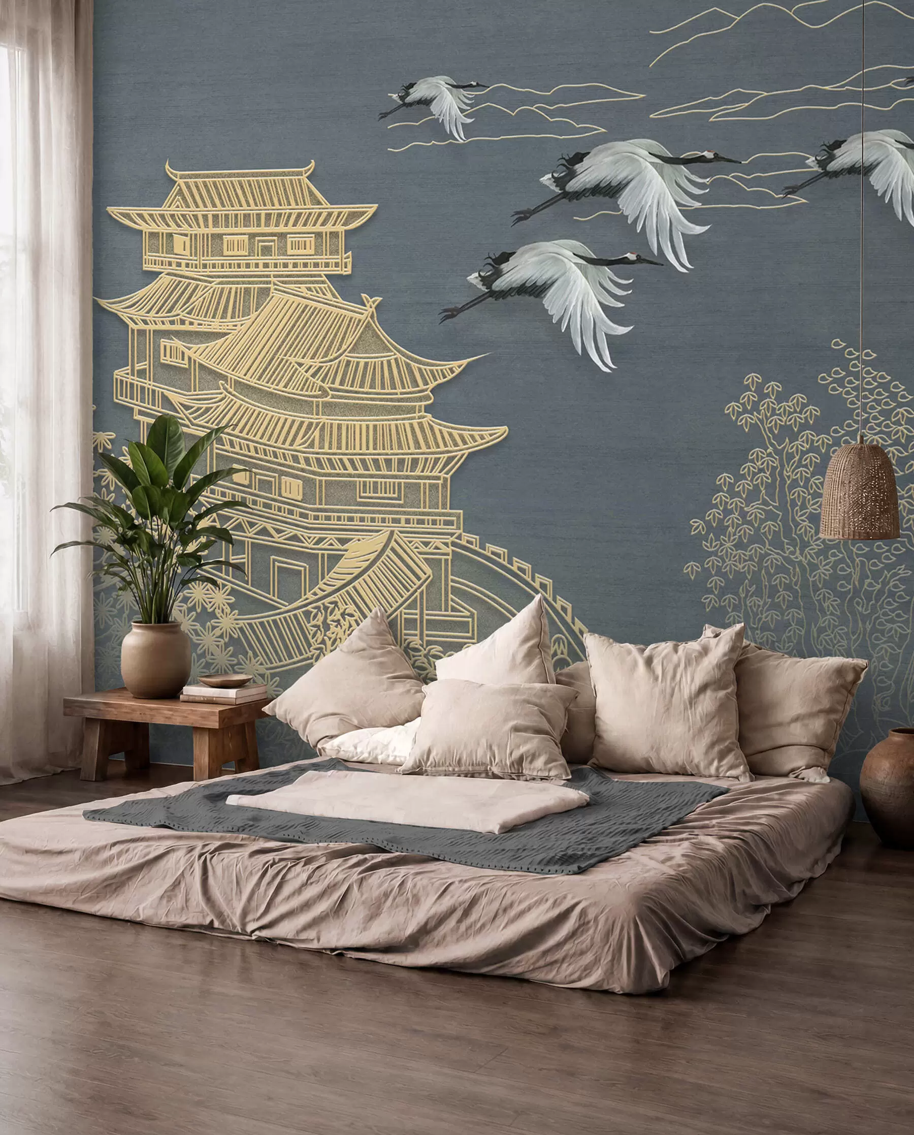 murales de pared Dibujo de estilo japones u38720