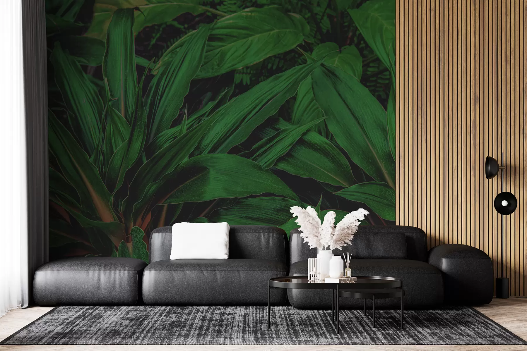 murales de pared Hojas de bali u41136