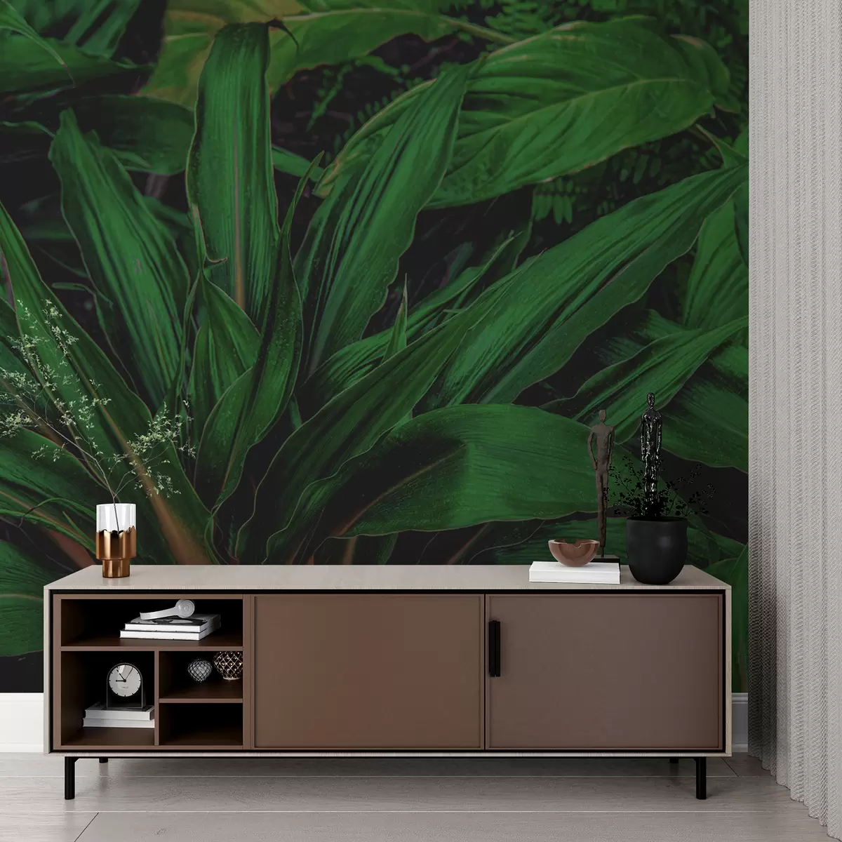 murales de pared Hojas de bali u41136
