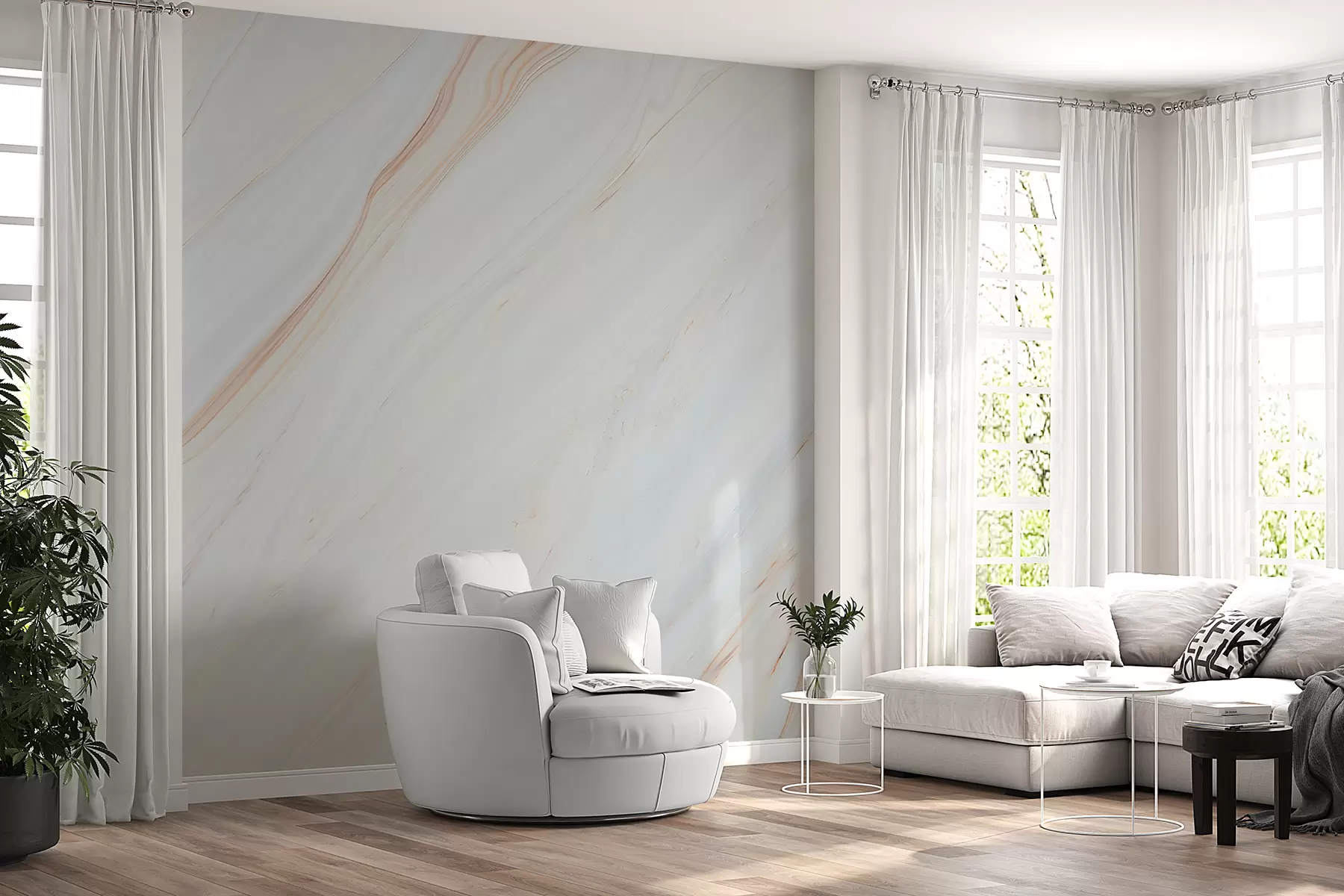 murales de pared Mármol claro u41462