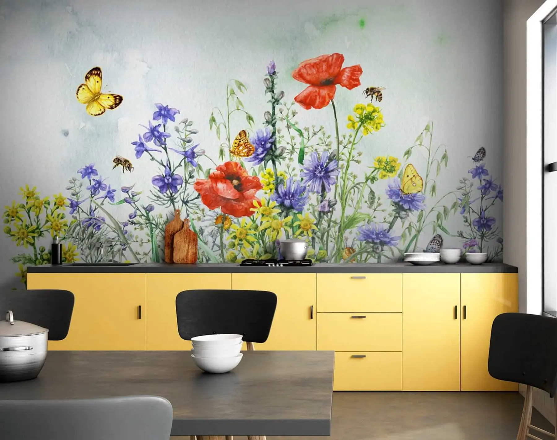 murales de pared Ramo de verano u43104
