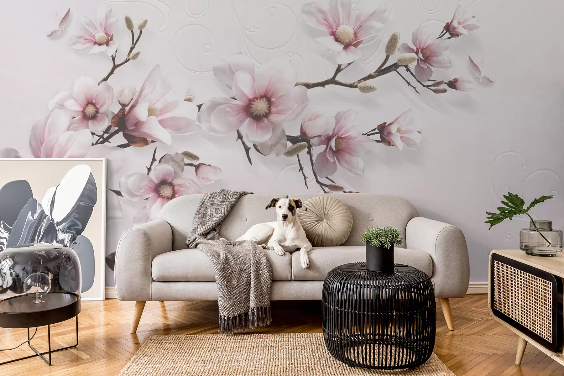 murales de pared árbol floreciente u47486