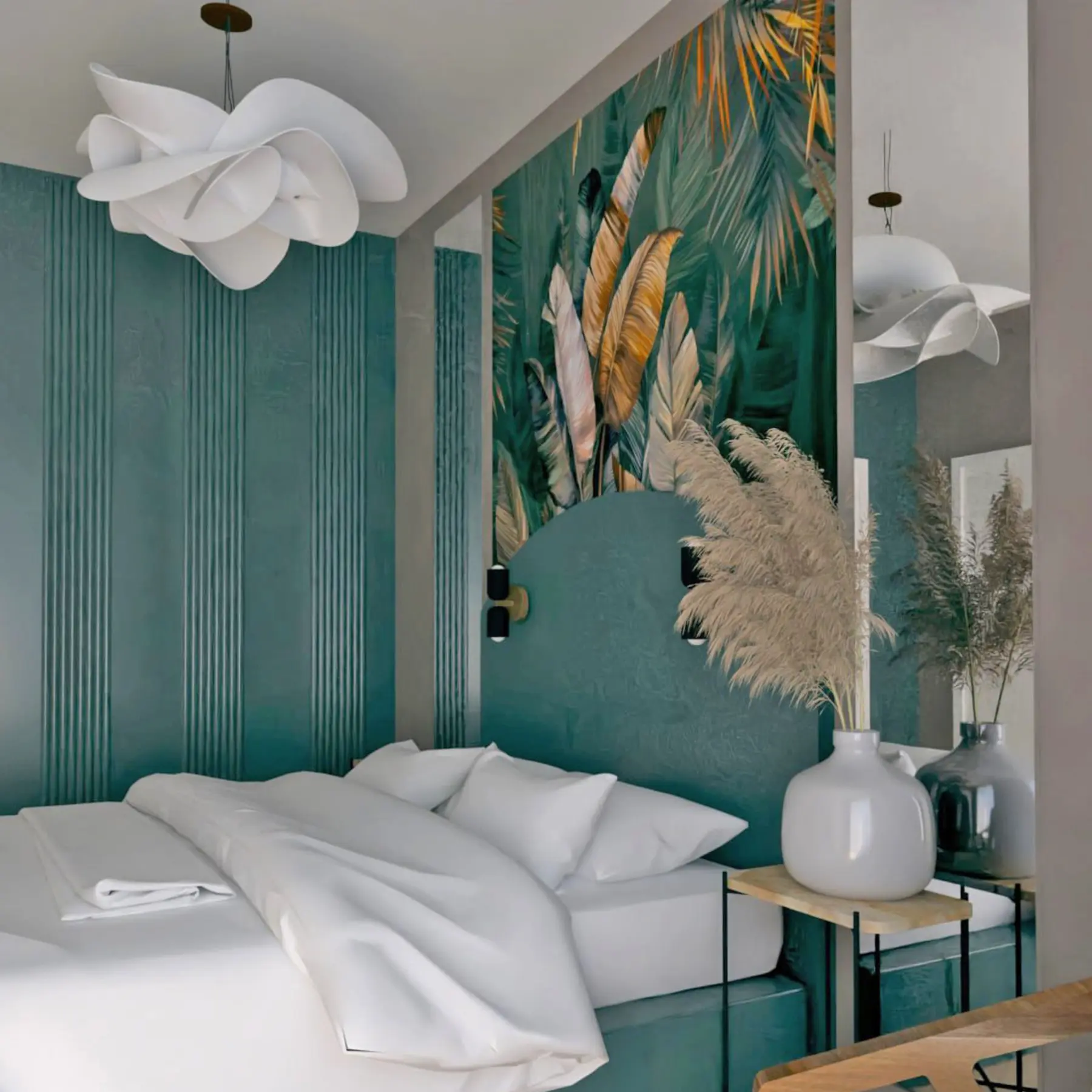 murales de pared Selva tropical brillante u50468