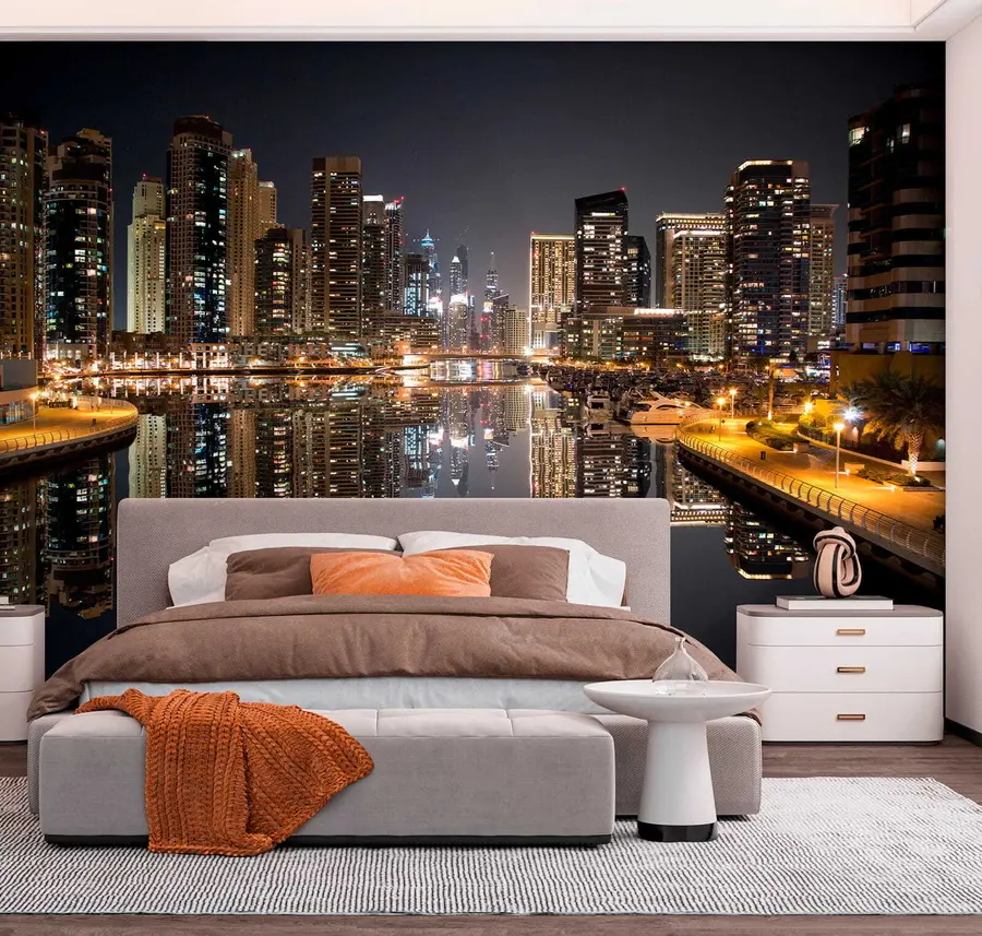 murales de pared El ambiente de la ciudad u53311