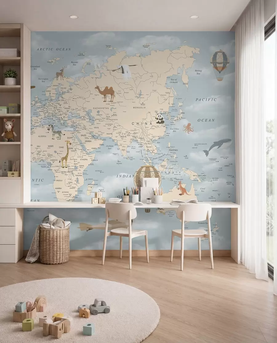 murales de pared Volando por el mundo u60135