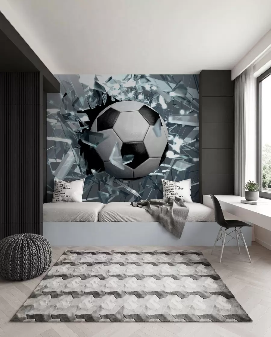 murales de pared Balón a través del cristal u64581