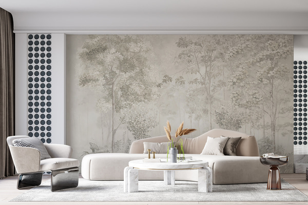 Fotomurale Papel pintado Bosque encantador, Fotomurales estilo Oriental, u78448 : uwalls.cl