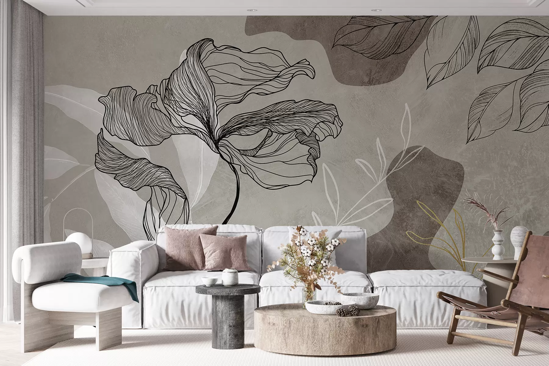 murales de pared Trend bohs arcos y plantas u71303