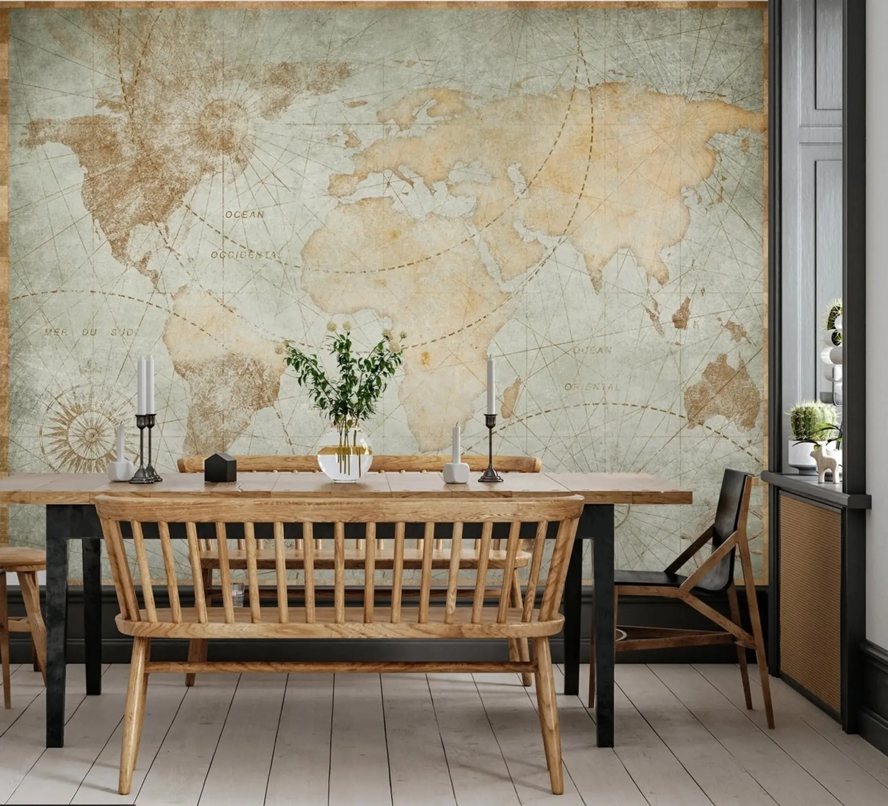 murales de pared Mapa antiguo u71325