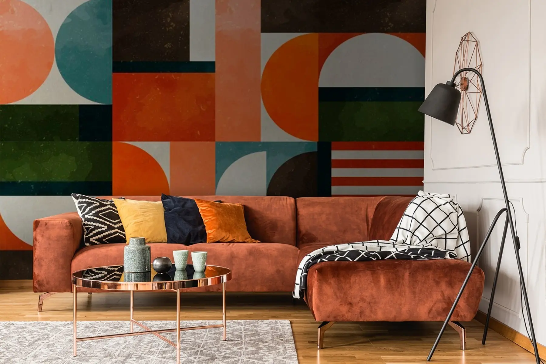 murales de pared Decoración retro u71427