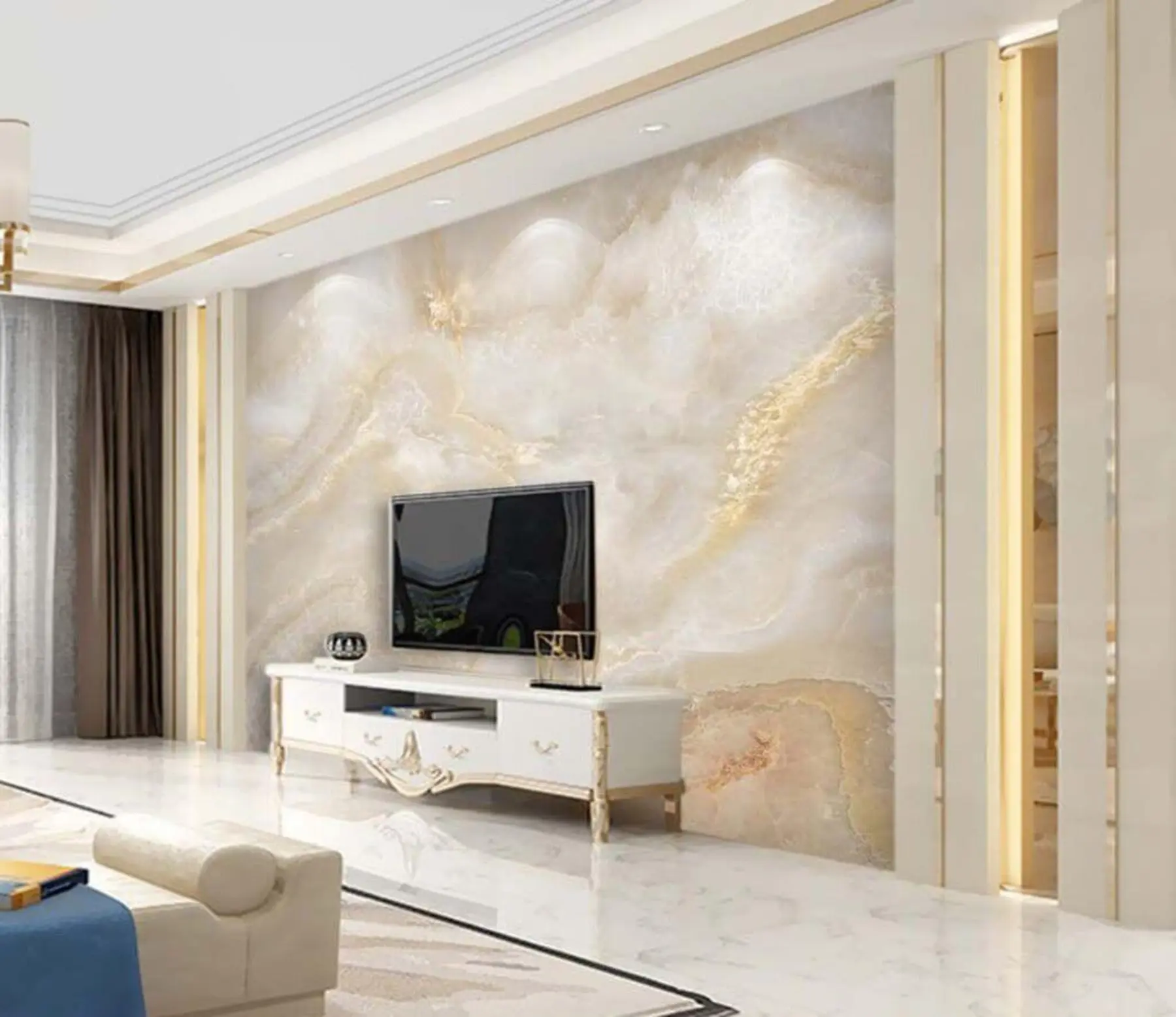 murales de pared Mármol beige u20722