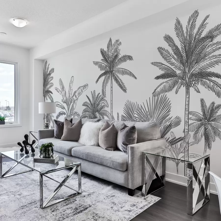 murales de pared Palmeras pintadas w00773