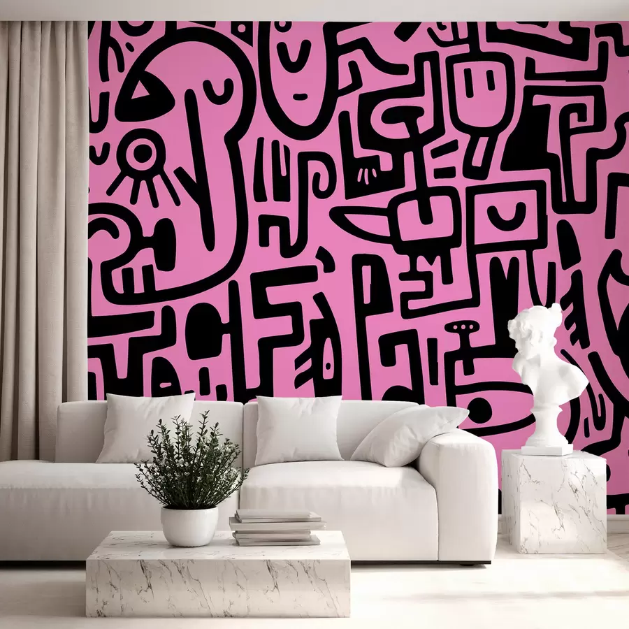 murales de pared Graffiti w08006v1