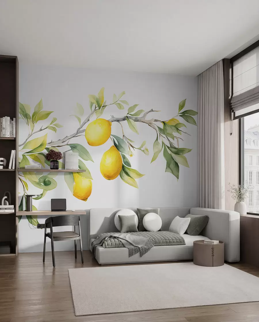 murales de pared Limones en la rama w08096