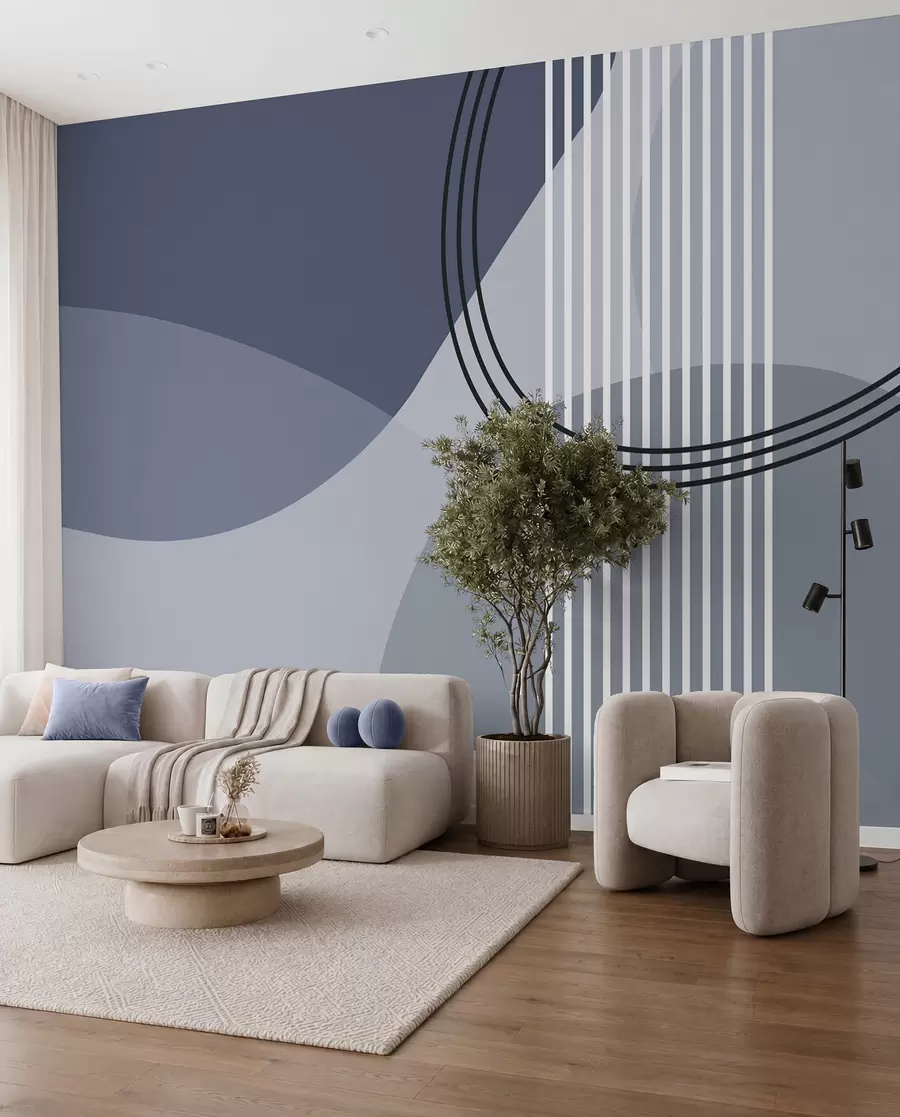murales de pared Órbita azul w08173v2