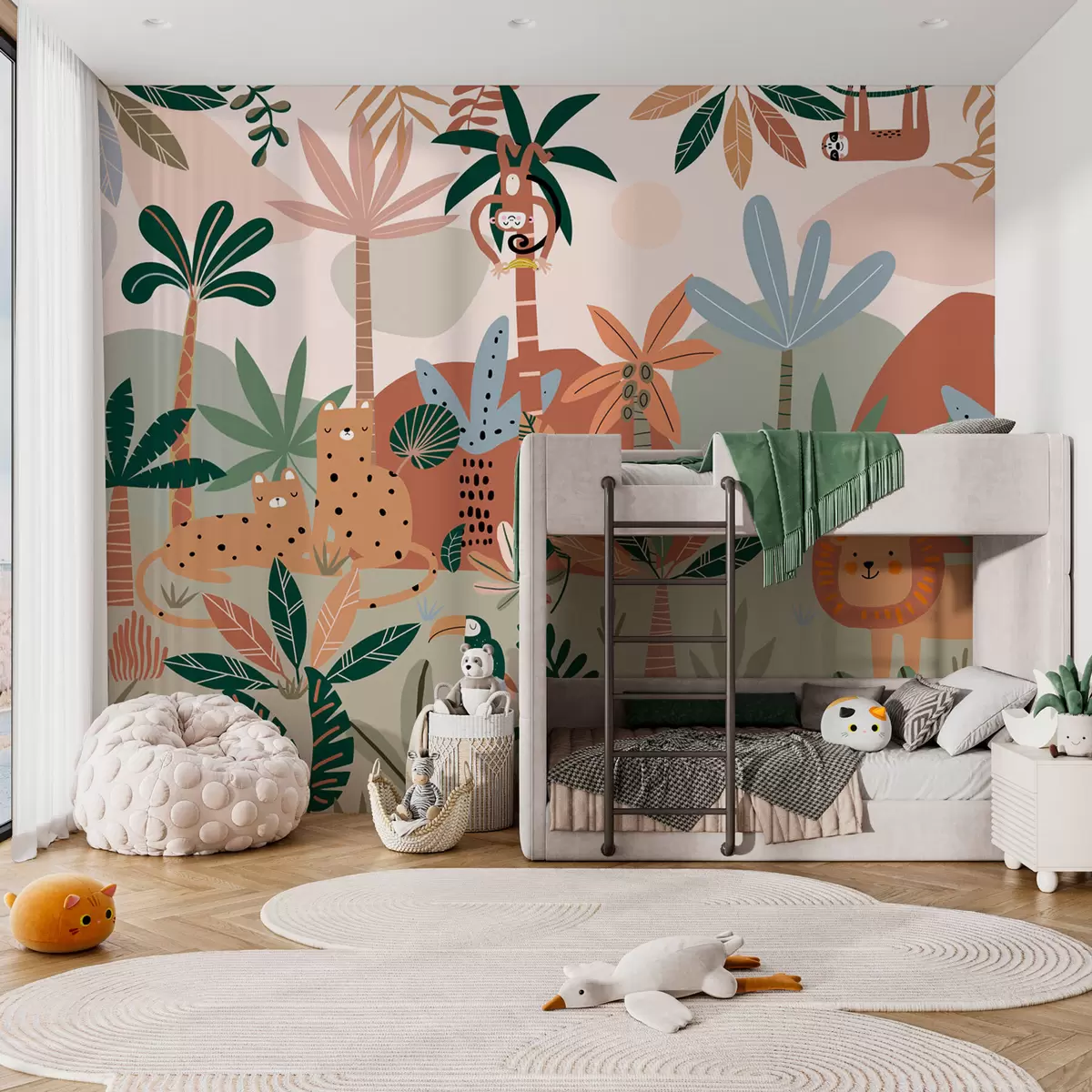 murales de pared Selva de retales w01720