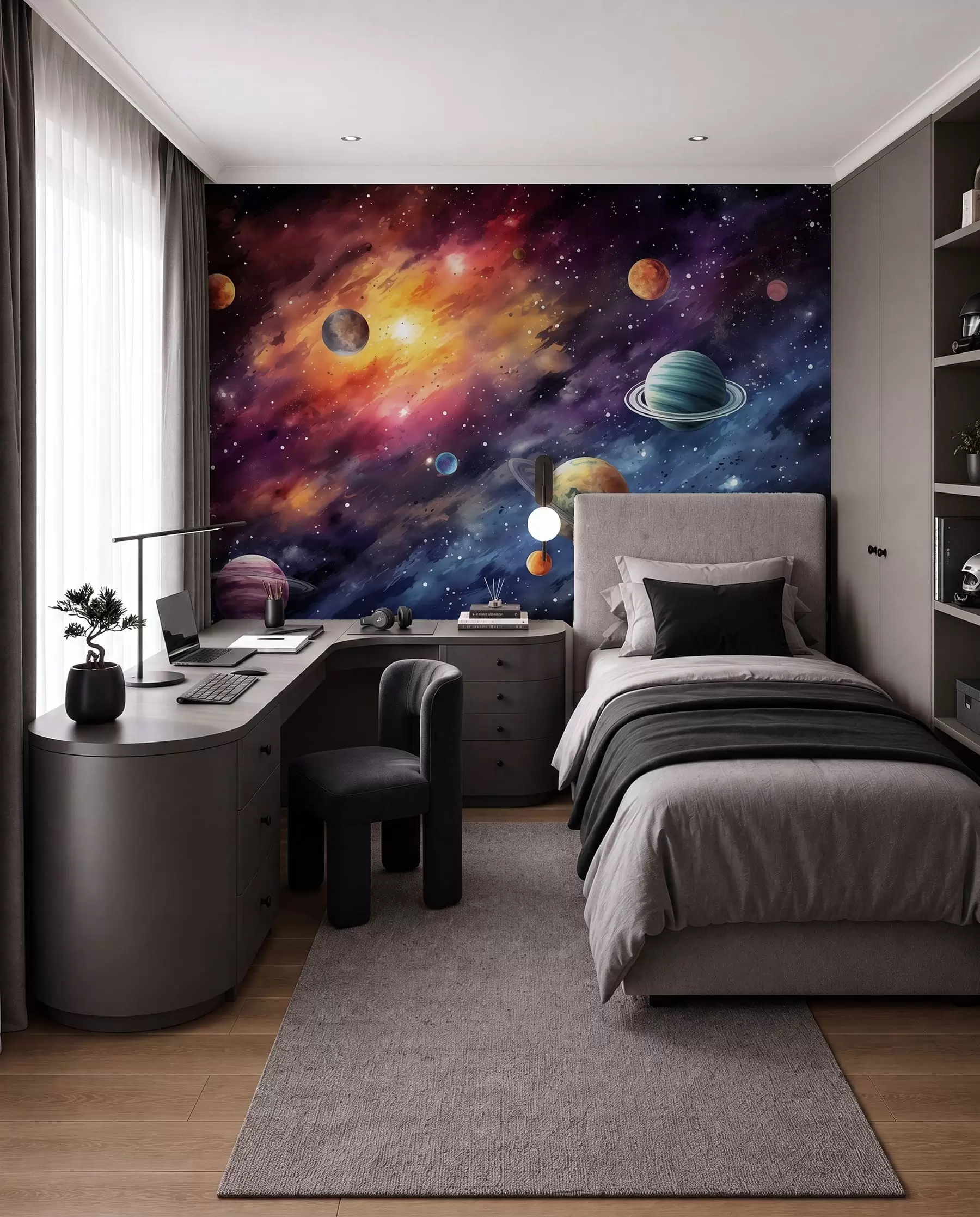 murales de pared A través de la nebulosa w01798