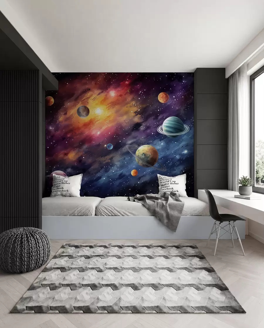 murales de pared A través de la nebulosa w01798