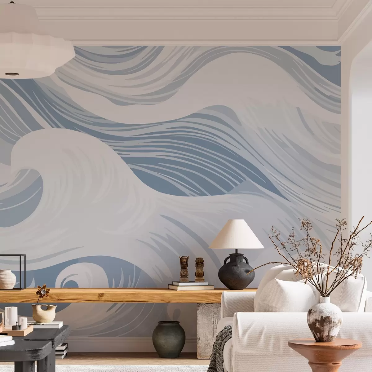 murales de pared Olas w01836v2