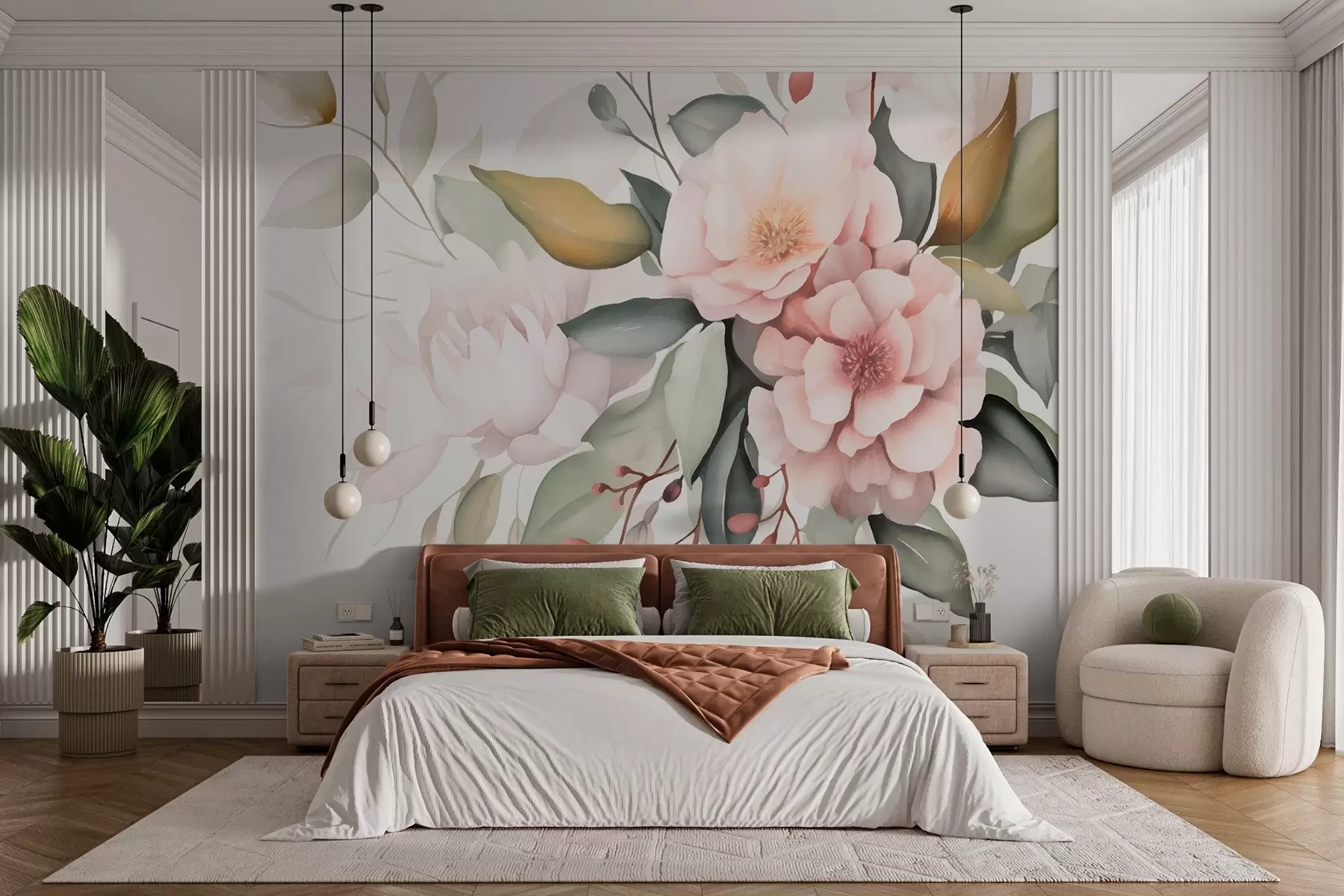 murales de pared Ramo de flores w01848