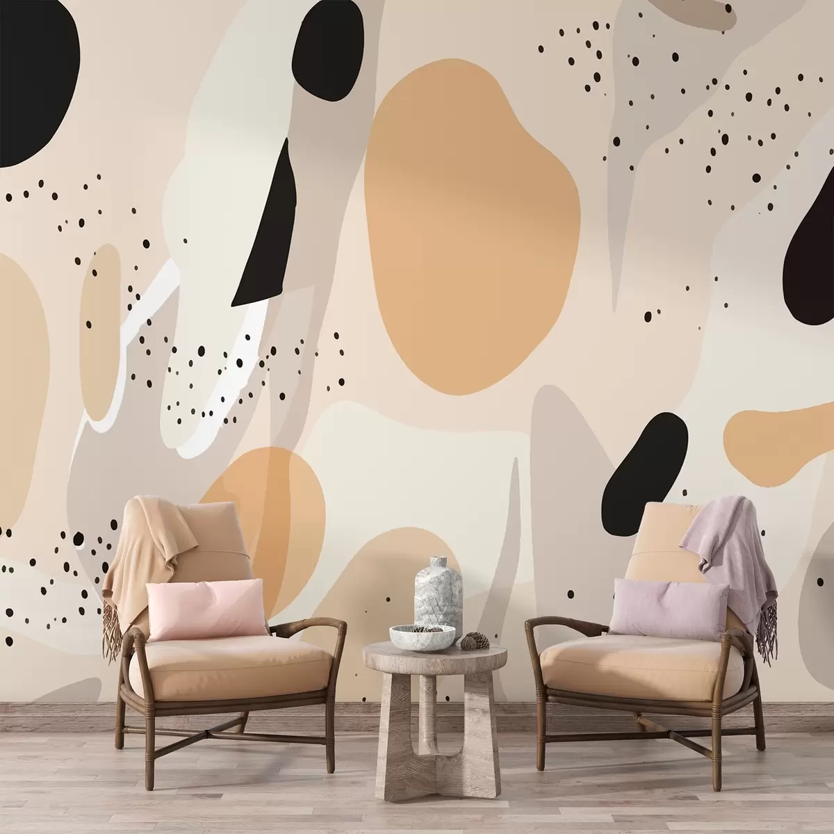 murales de pared Puntos w01903