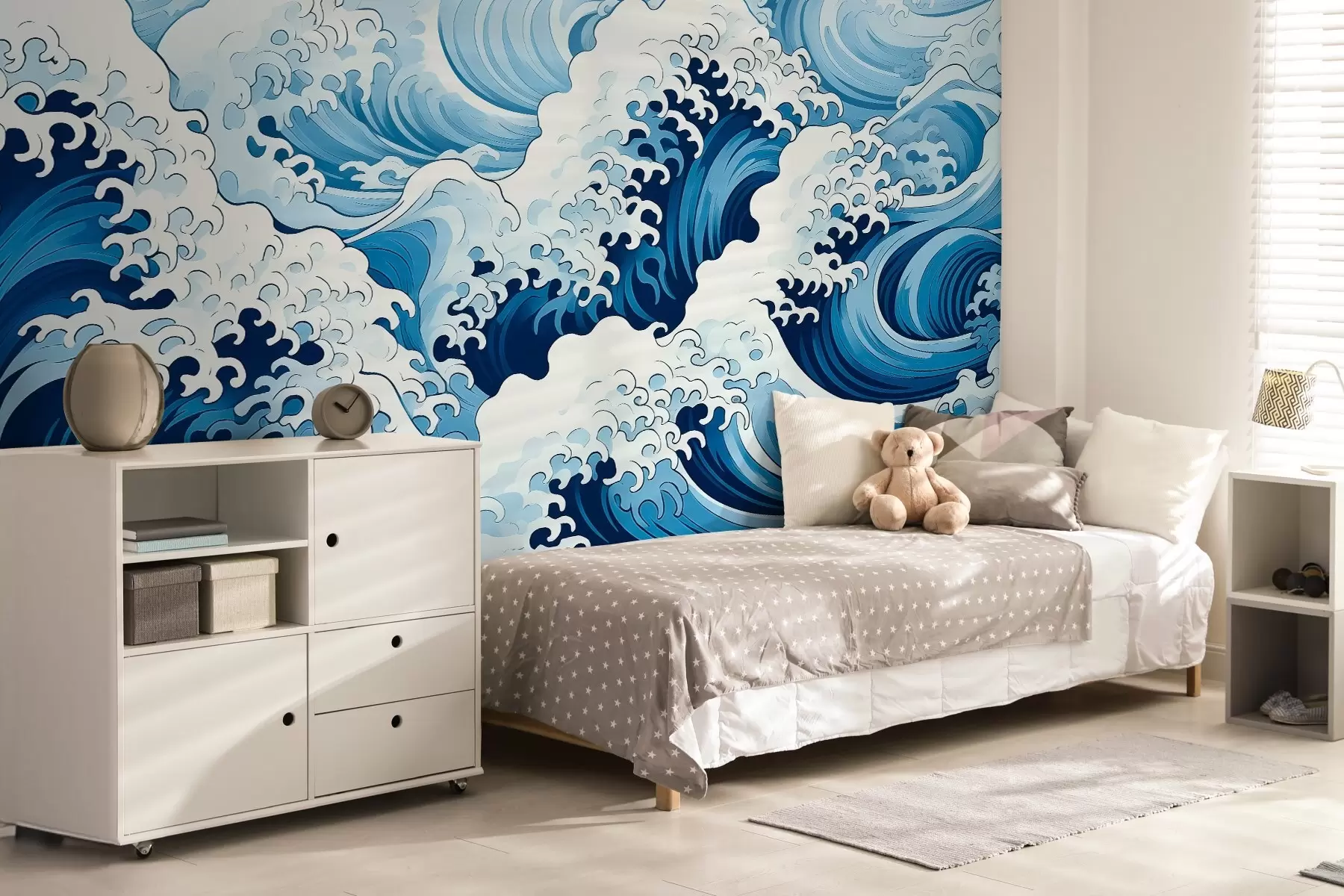 murales de pared Olas japonesas w02187