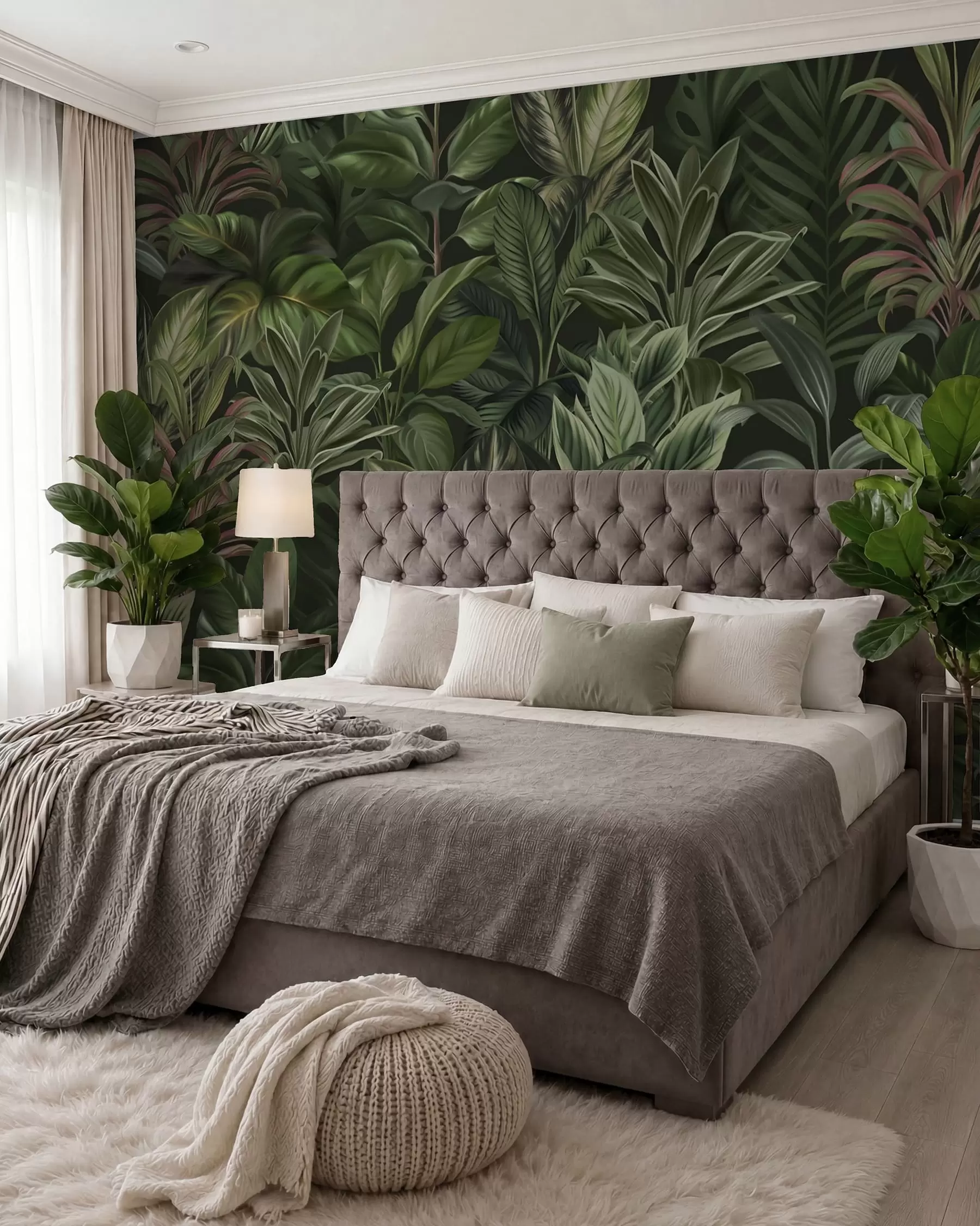 murales de pared Selva verde profundo w02126