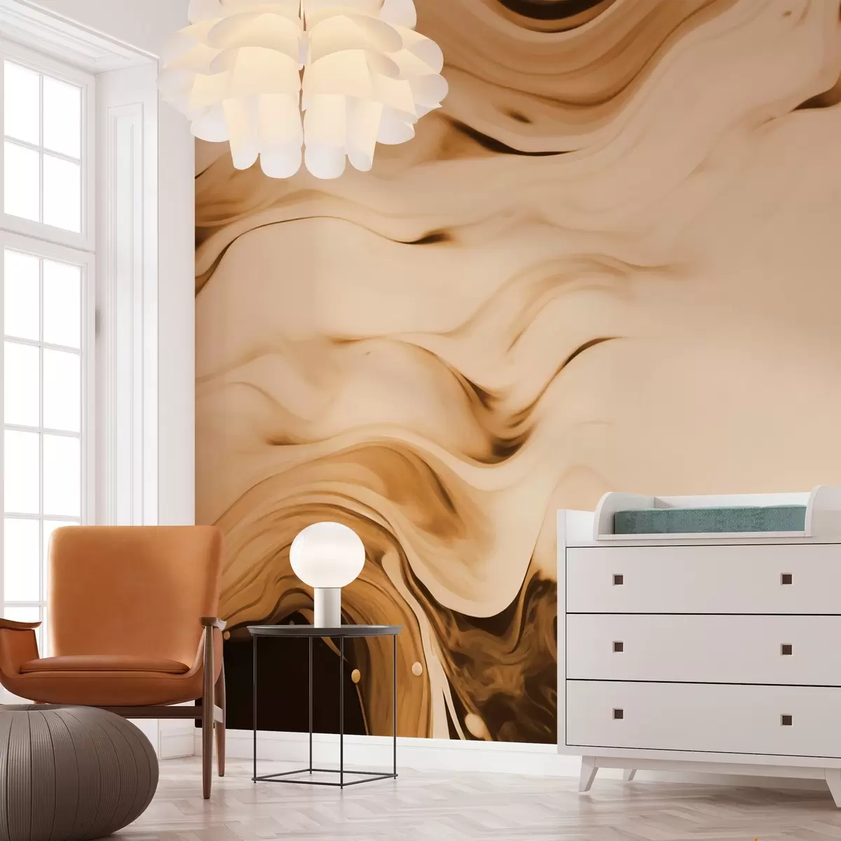murales de pared Ondas abstractas w02040v1