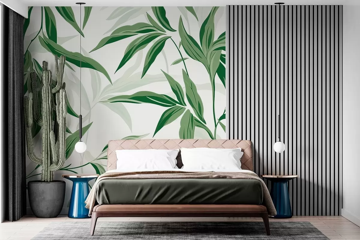 murales de pared Vegetación tropical w02214