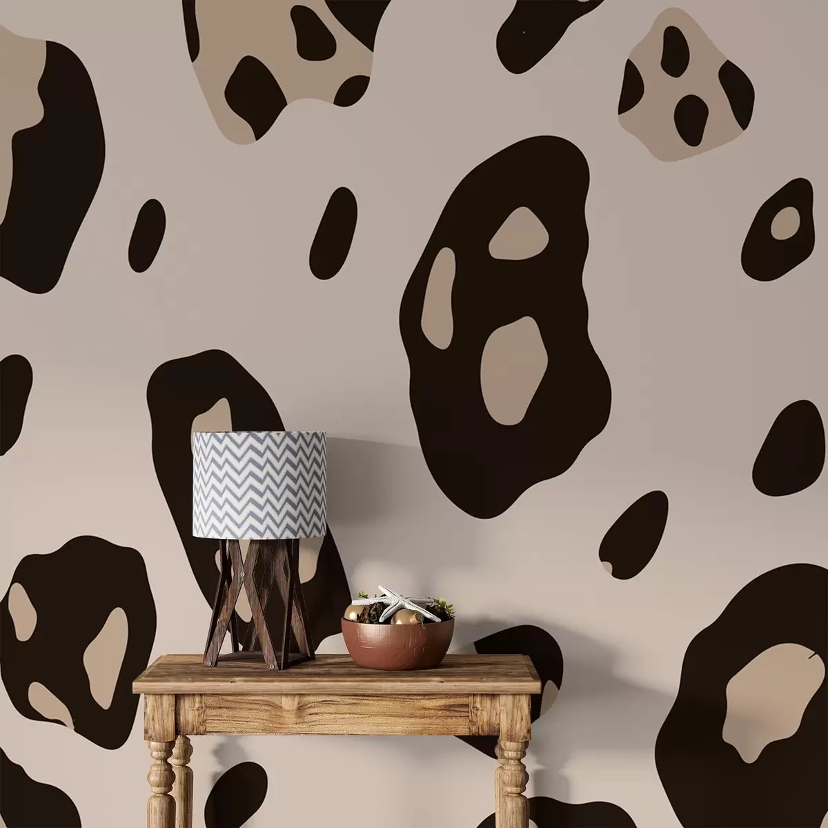 murales de pared Abstracción de manchas de leopardo w02308