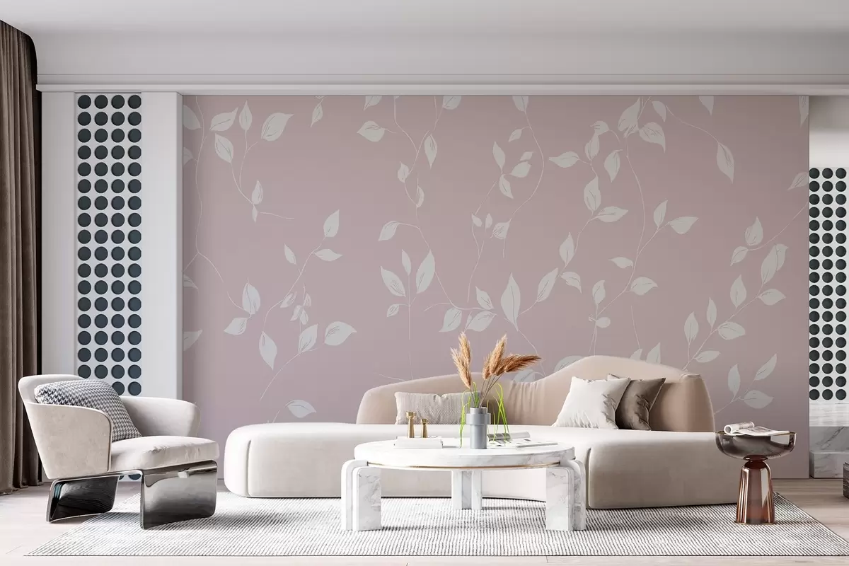 murales de pared Siluetas de ramas w02465