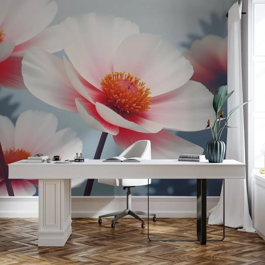 murales de pared Flores coloridas w02612