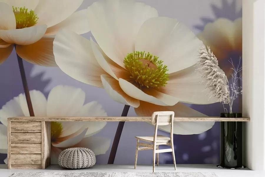 murales de pared Flores coloridas w02612v1