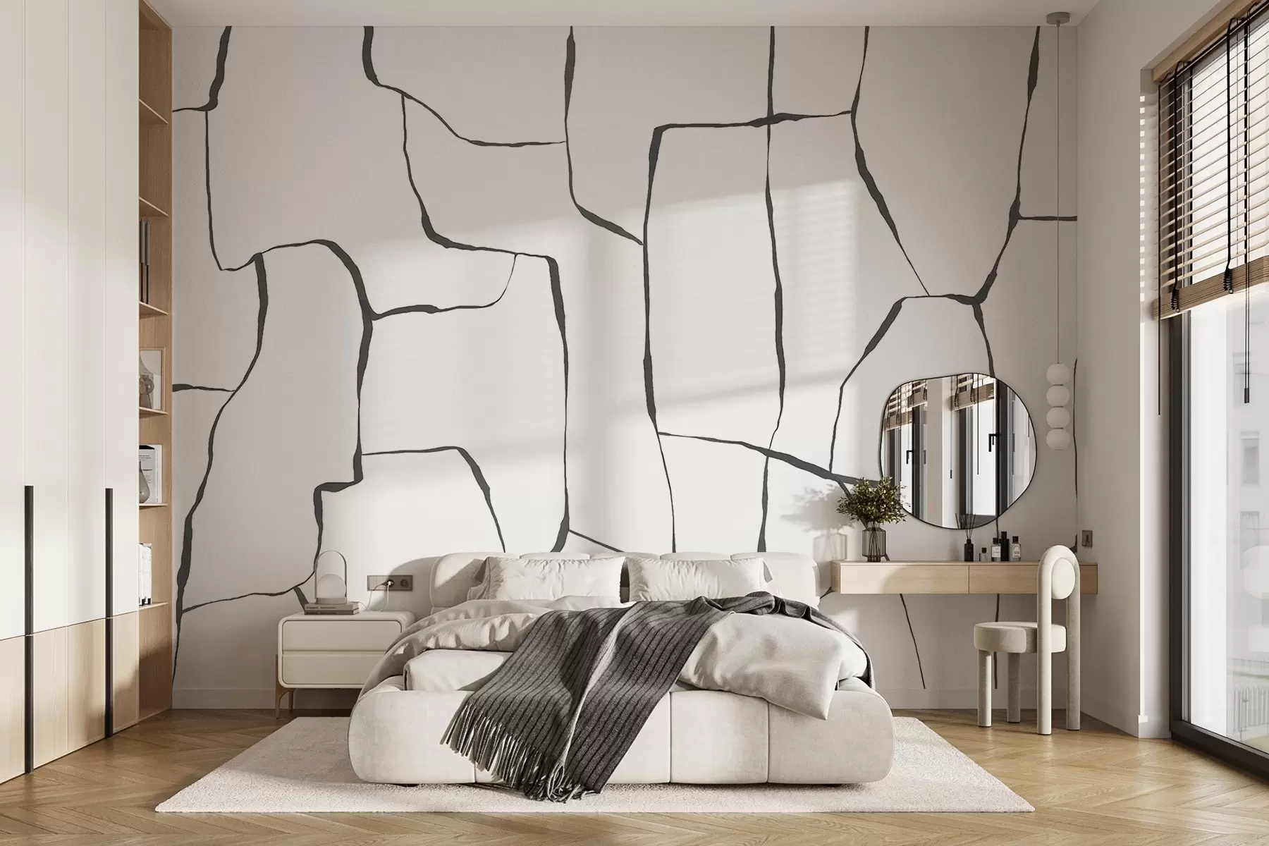 murales de pared Líneas abstractas w08574v1