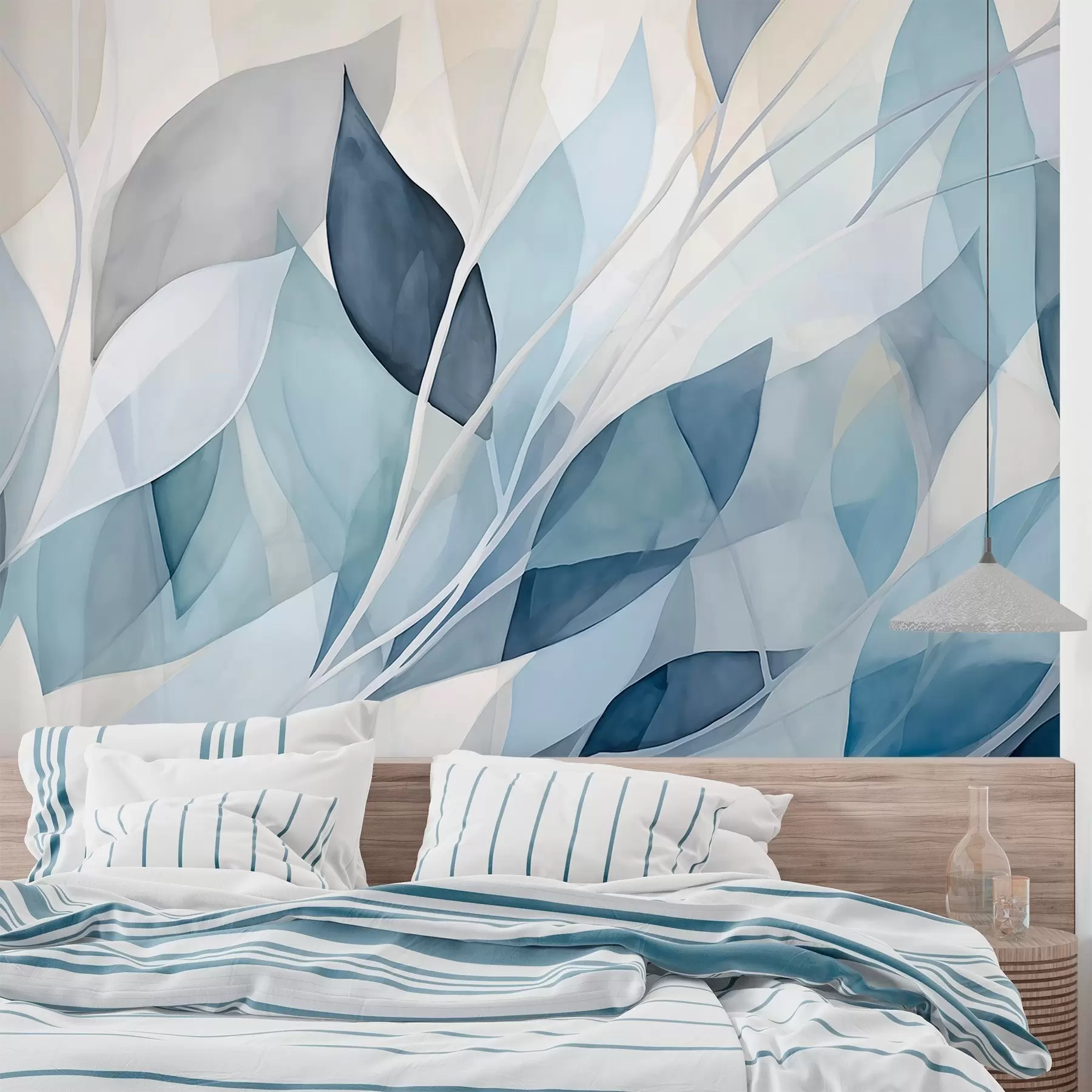 murales de pared Hojas abstractas w02701