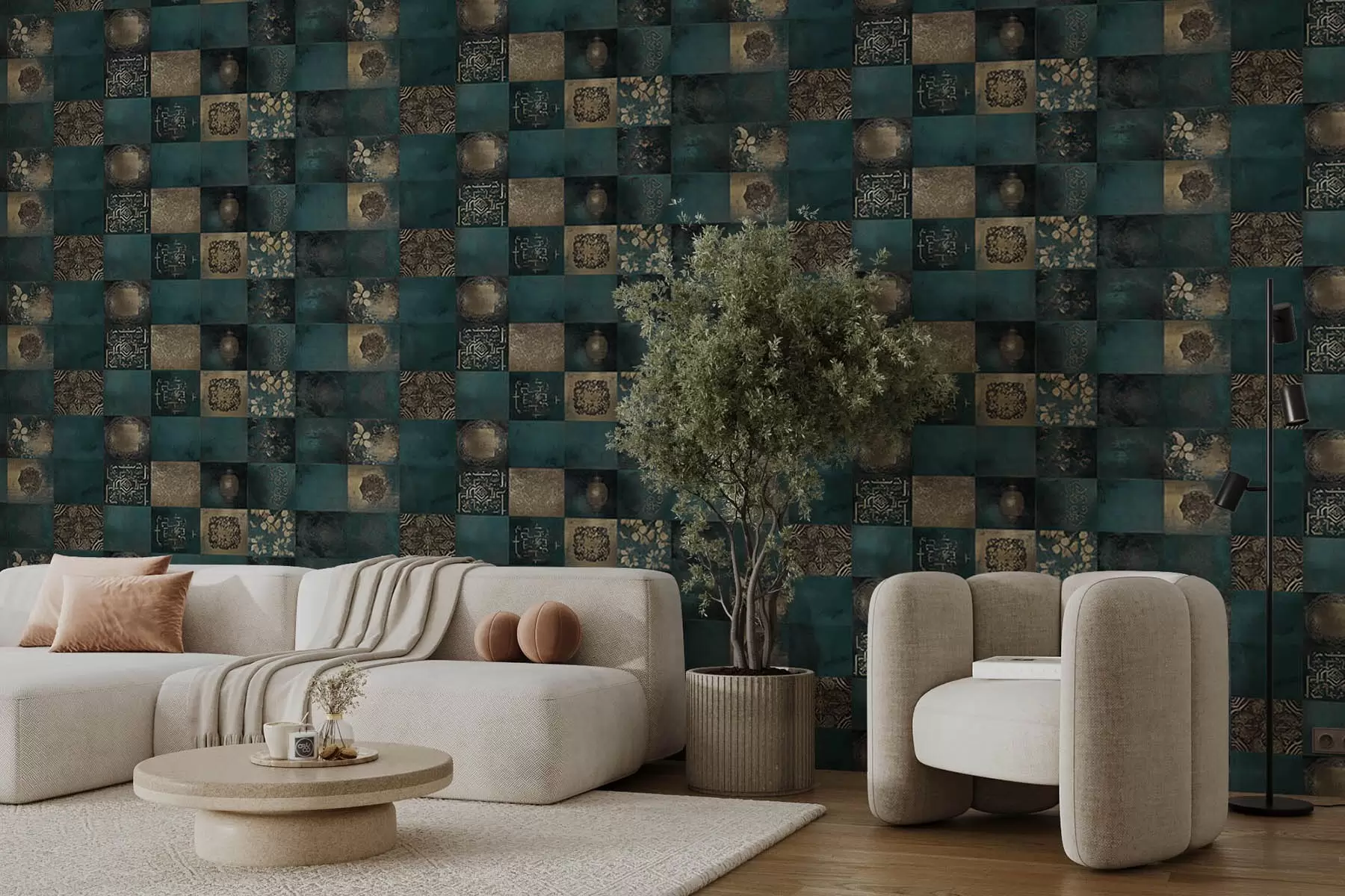 murales de pared Azulejos pequeños w08620