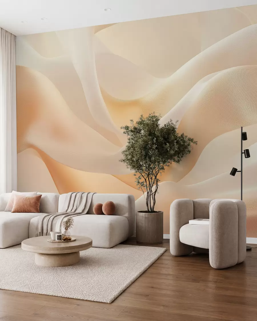 murales de pared imitación de tejido de seda w02765